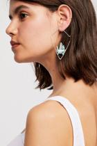 Mint Geode Threader Earrings By Mint Jewelry Co. At Free People